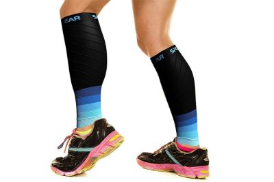 China Thigh / Calf Muscle Compression Sleeve Instant Shin Splint Support Calf Pain Relief for sale