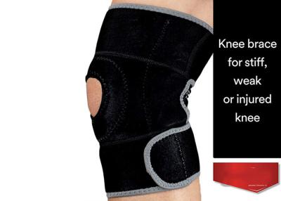 China Custom OA Elastic Knee Wraps , Sports Knee Support Multi Size Adjustable Compression for sale