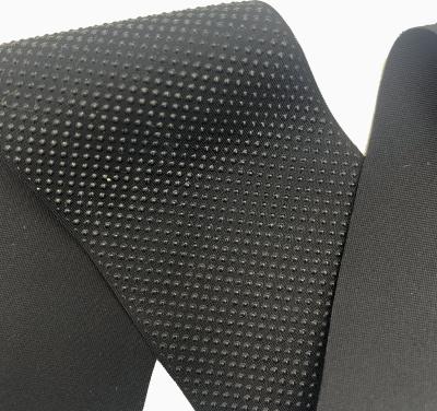 China Rubber Band Elastic Silicone Backed Gripper Dots Non-Slip Elastic Lycra Tape Elastic Webbing For Recycling Clothes for sale