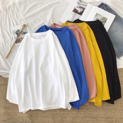 China Breathable Wholesale High Quality Cheap T-shirt For Election Clothing Cotton Cheap Wholesale T-shirt Long Sleeve for sale