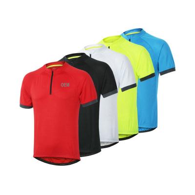 China Soomon Cycling Wear Top Selling Men's Breathable Polyester Bike Cycling Single Jersey Riding Single Jersey for sale