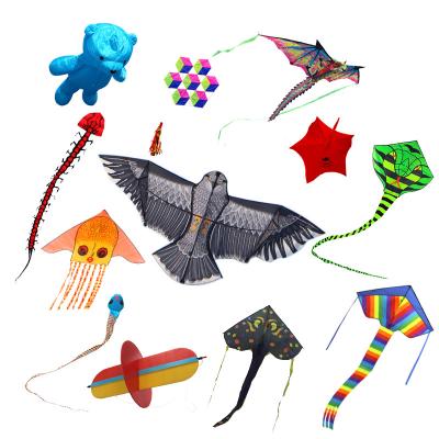 China Wholesale 2020 latest hawk gift bird scarer kite custom printed kite with 4m flag pole from Weifang for sale