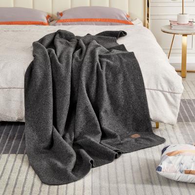 China anti-pilling; portable; 60*80 Inch Merino Knitting Wool Blanket Washable Throw Fur Queen Size Wearable And Anti-pilling Decorative Blanket for sale