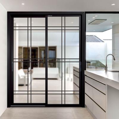 China High Safety Sound Proof Aluminum Sliding Door Design for sale