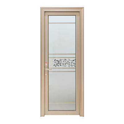 China DIAOSI 80 Yadian Modern Aluminum Casement Glass Door Single Side Frame Swing Door for sale