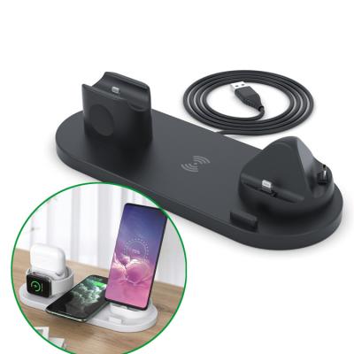 China New Design Office Home Multifunctional Mobile Phone Stand Wireless Charging Wireless Charger for Airpods/Airpods pro/iWatch for sale