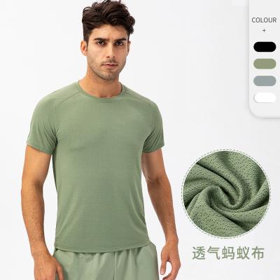 China 89% Polyester 11% Elastane Mens Gym Moisture Wicking Top Active Active Sports Performance Quick Dry T-Shirt for sale