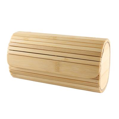 China 2020 new style wooden bamboo clutch bag handmade natural bamboo wallet purse for sale