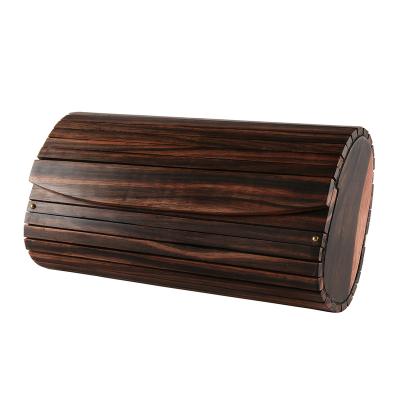 China New Fashion Style Natural Ebony Zebra Red Wood Envelope Clutch Bag Handmade Wooden Evening Clutch Bag Natural Wood Purse for sale