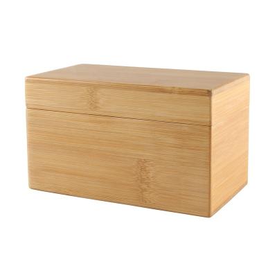 China Bamboo Keepsake Cat Dog Memory Memorial Keepsake Commemorate Pet Cremation Casket Ashes Box Funeral Wooden Bamboo Urn for sale