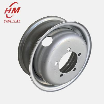 China Steel Light Truck Wheels Steel Truck Wheel Rims 4.5Jx13 For 165/70R13 Tires 600-13 Tires for sale