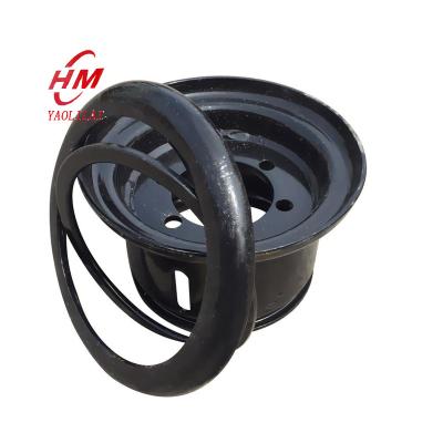 China Steel rims manufacturer forklift rims 4.33R-8 forklift parts wheel rim for 18x7-8 tires for sale