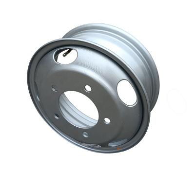 China Custom Wheel Steel Rims Light Truck Wheel Rims 5.5x16 16 Inch Wheel Steel Rim 16x5.5 for sale