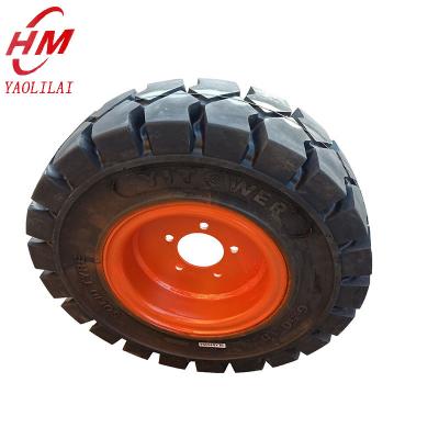 China Wholesale Machinery Repair Shop Solid Tire 6.50-10 Forklift Tire 5.00F-10 Industrial Solid Rubber Parts for sale