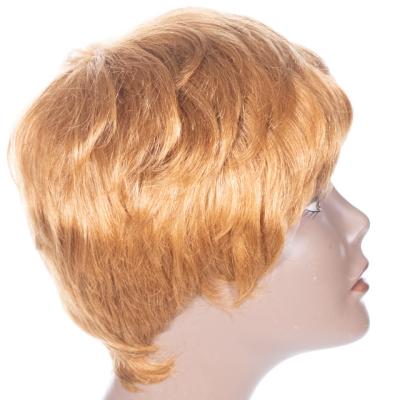 China Cuticle Aligned.No Gray Wholesale India Hair Wigs For Women's Cuticle Aligned Short Curl Short Virgin Hair Machine Made Bob Wig for sale