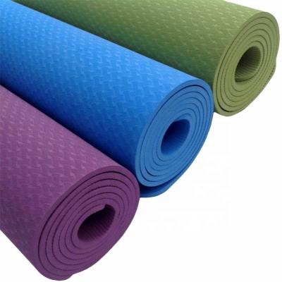 China Easy Clean Custom Leather Rubber Mat Women Yoga PU Women Extra Thick Natural Rubber Eco-friendly Mat Anti Slip Alignment Line for sale