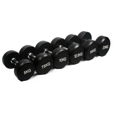 China Durable Hot Sale Standard Weight Set Non Slip Safety Fitness Gym Exercise Training 50Kg Dumbbell for sale