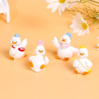 China Mini Duck Car Resin Ornaments Artificial Cake Decorating Supplies Decoration Accessories for sale