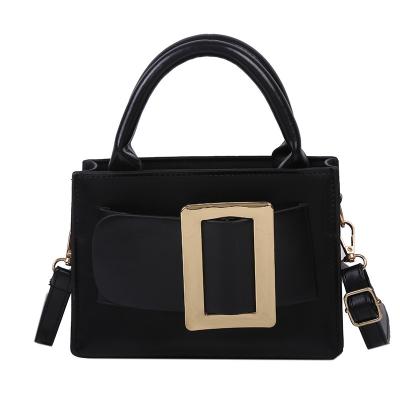 China Small PU Leather Single Shoulder Messenger Square Bag Women 2021 for sale