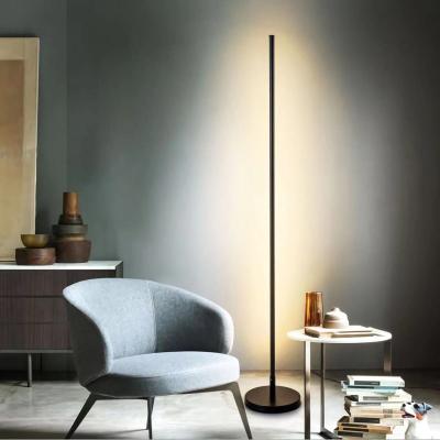 China Contemporary High Quality Black Minimalist Floor Lamps Standing Modern Corner Floor Lamp for sale