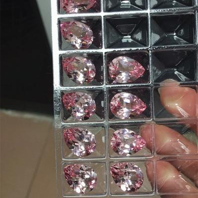 China Color Game Or Fire Loose Pear Shape Red Niel Gemstones Gemstones Price Per Carat Cherry Blossoms Pink Created Lab Grown Sapphire for sale