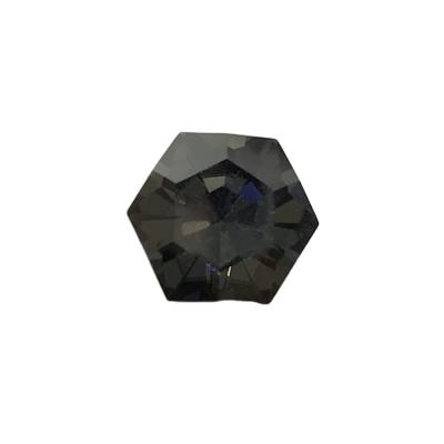 China Fire Gray Diamond Diamond Gray Moissanite Synthetic Color Set or Color Set (Lab Created) or Fire Hexagon Special Cut Synthetic Dark for sale