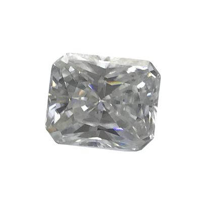 China Color play or fire loose diamond white synthetic stone vvs heating element cut moissanite for sale