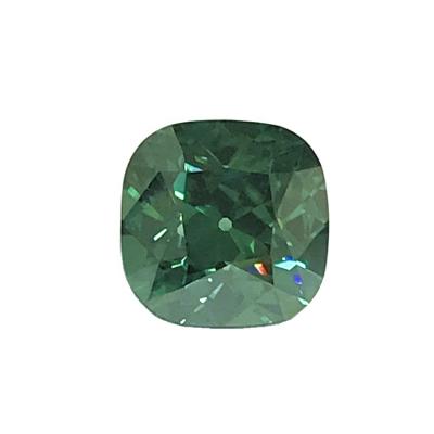 China Fire Emerald Green Color Play Or Cushion Cut Synthetic Diamond OEC Moissanite Custom for sale