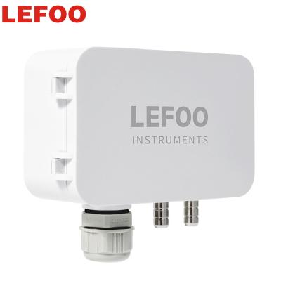 China LEFOO 0~1000Pa 0~10VDC Differential Pressure Transmitter Clean Mains LFM108 Available for sale