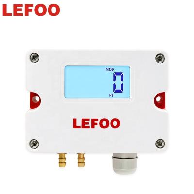 China LEFOO imported sensitive micro-pressure core to pressure LCD display to show long life pressure difference transmitter LFM51 for sale