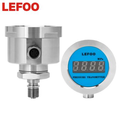 China LEFOO RS485 Output Digital Water Pressure Sensor Pressure Gauge Monitor IP67 Smart Pressure Transmitter With LCD Digital Display LFT6700 for sale