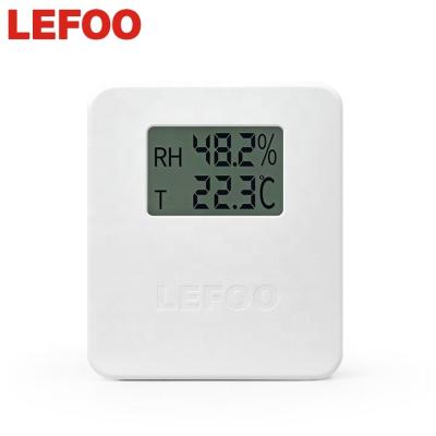 China LEFOO RS485 4-20mA Digital Display Temperature and Humidity Sensor Indoor Electrical Transmitter for Indoor Air Indicator for sale