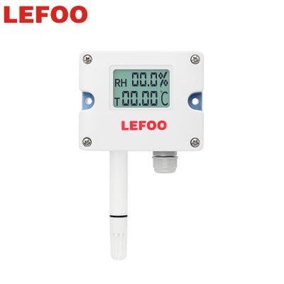 China LEFOO Wholesale Wall Mounted Type Humidity Temperature Transmitter Sensor For Monitoring Humidity Housing Sensor LFH101 for sale