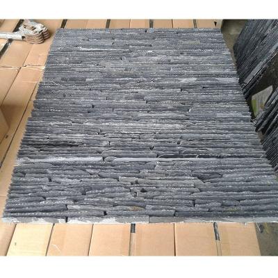 China Indented Outdoor Wall Decoration Groove Water Curtain Water Flow Slate for sale