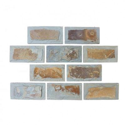 China Various Modern New Products Colors And Shapes Natural Rusty Slate Mushroom Stone for sale