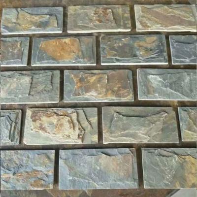 China Hot Sale Modern Natural Rusty Stone Slate Stone Material Decoration Garden Mushroom Tiles for sale