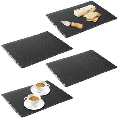 China Best Quality Sustainable Sushi Food Serving Tray Slate Cheese Board Wholesale for sale