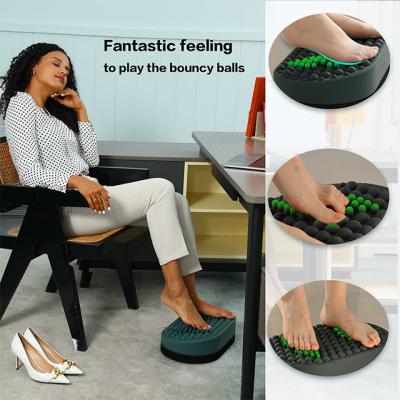 China Portable Foot Stool Storage Home Office Soft Silicone Foot Massager For Under Office Foot Rest Silicone for sale