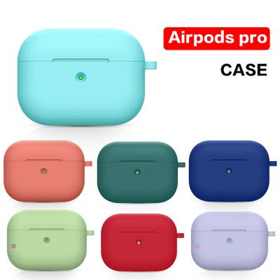 China For AirPods pro Earphone Carrying Case Hookless Waterproof For Airpods pro Shockproof Cover Anti-fall For Airpods pro for sale