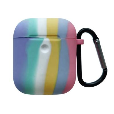 China For Airpods Case Waterproof Earphone Portable Silicone Earphone Protector Anti-lost Cover For Airpods 2 for sale