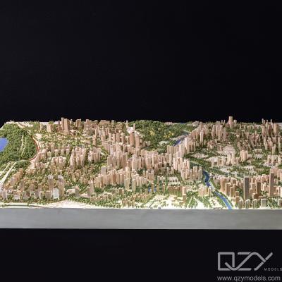 China Paisaje de madera Sitio arquitectónico Modelo Edificios en miniatura Aecom 1/3000 en venta