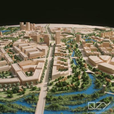 China Shenyang Landscape Miniature Architectural Models Aecom 1/2000 Sino German Industrial Park for sale