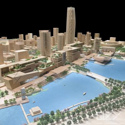 China Aecom Parametrische Architektur Strukturmodell 1:500 5G Smart City zu verkaufen