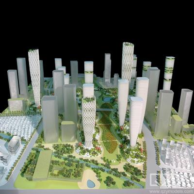 Cina CARLO RATTI Modelli architettonici in miniatura 1/1000 Modello su scala Progetto della stazione nord di Shenzhen in vendita