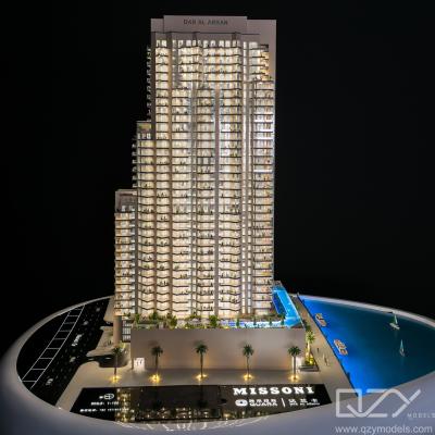 中国 ドバイミソニ住宅建築物 物理モデル レーザーカット DAR GLOBAL 1/100 販売のため