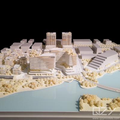 China Qingdao BGI architectonisch conceptmodel Beroemde gebouwmodellen HSA 1/750 Te koop