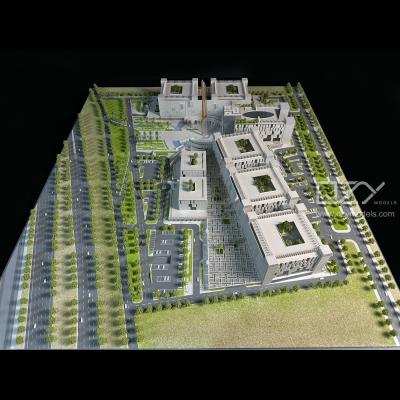 China Strukturelle Landschaft Architektonische Masse Modell 1:500 Doha Kassationsgericht zu verkaufen