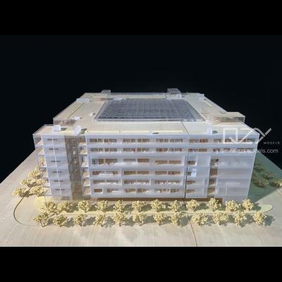 China Huayi 1/200 3D Print Architectural Model Laser Cut Shenzhen PHBS Section Model for sale