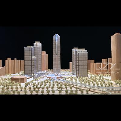 China Akrylbasis Architekturphysikalisches Modell Xiamen Projekt JKP 1:500 zu verkaufen