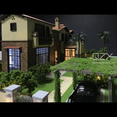 China OEM Modern Residential Architectural Models 1:25 Villa Interior Design for sale